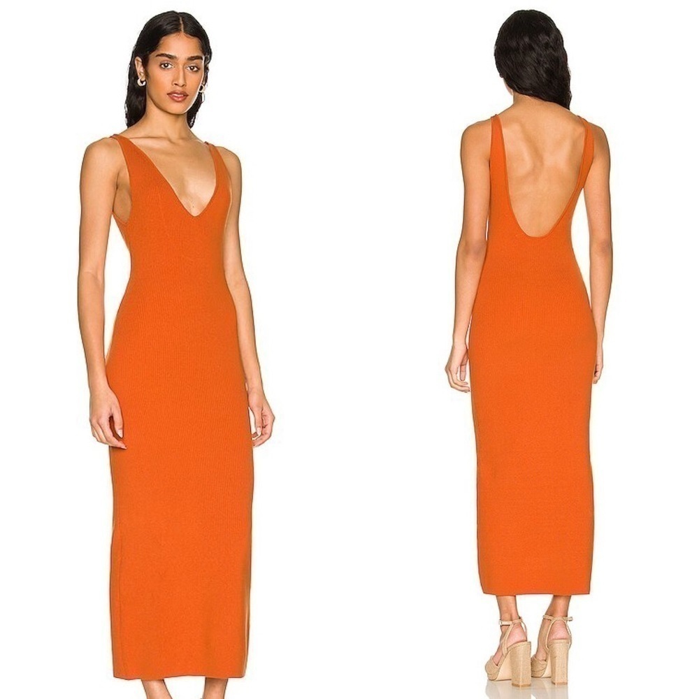 Free People Danielle Sweater Midi Ribbed Dress